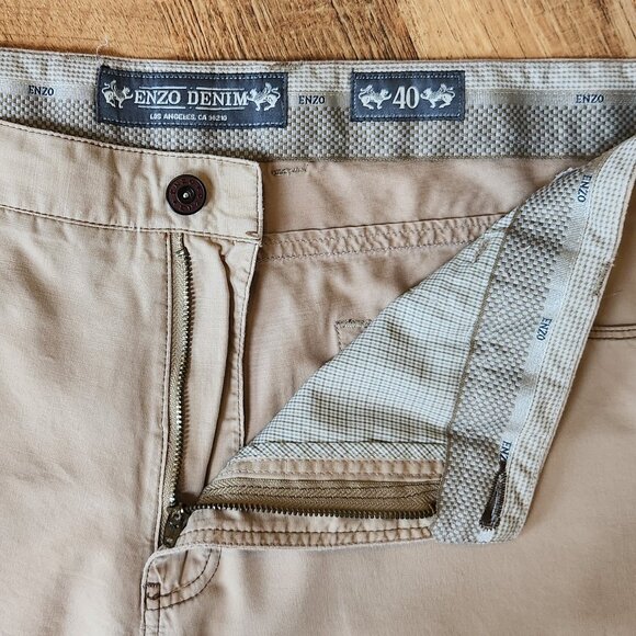 Enzo Denim 40 Khaki Pants Enzo Pablo 2 - Picture 5 of 11